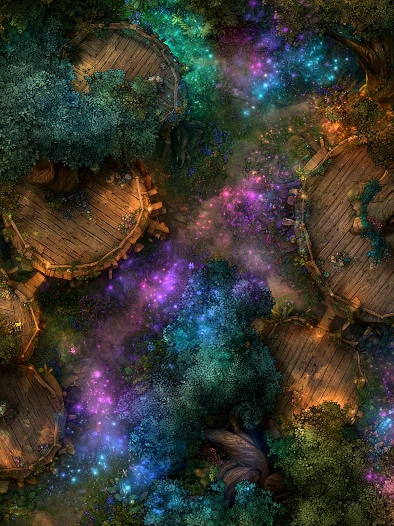 Enchanted Forest Canopy Poster. poster detail