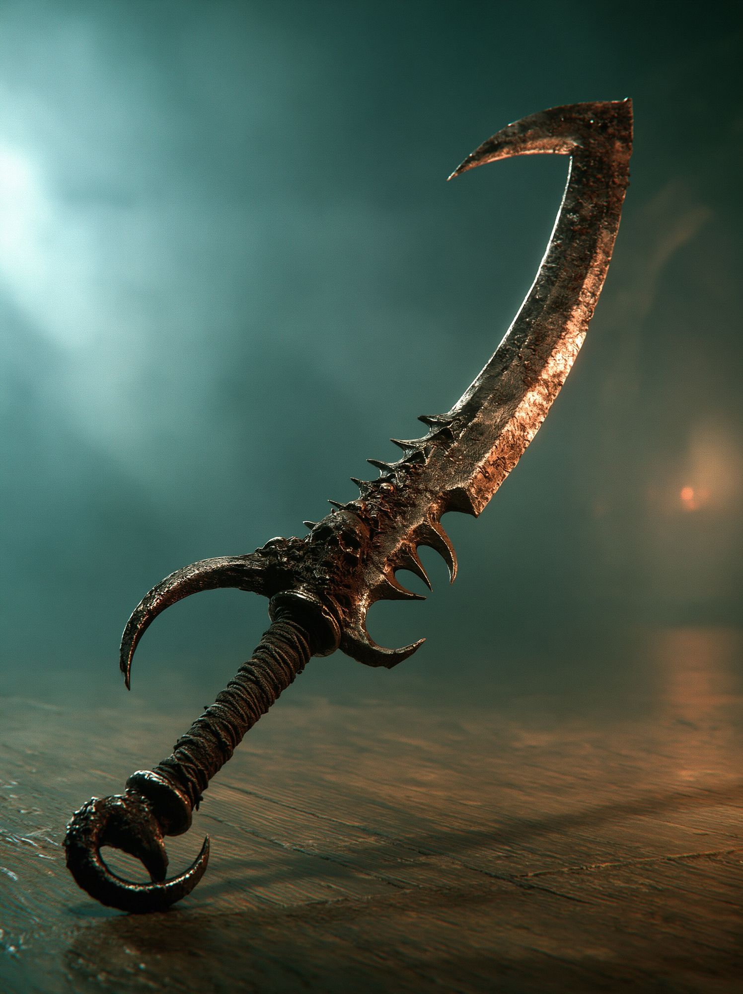 Fantasy Dagger Illustration Poster. poster — illustration art