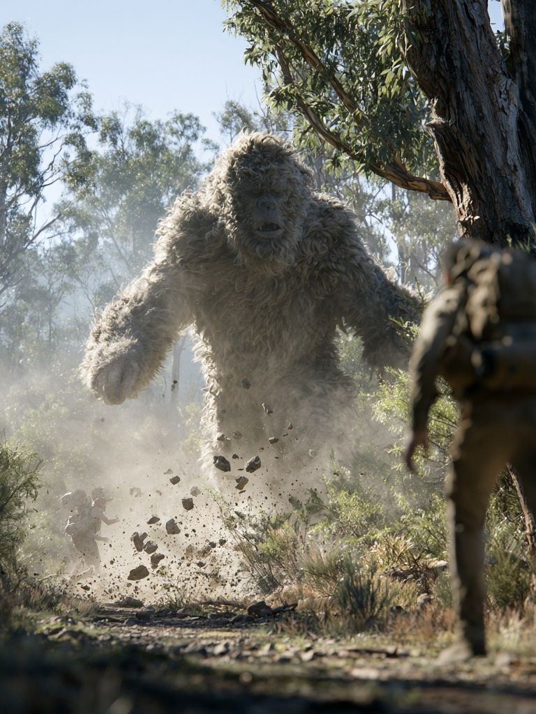 Forest Giant Creature Poster. poster — illustration art