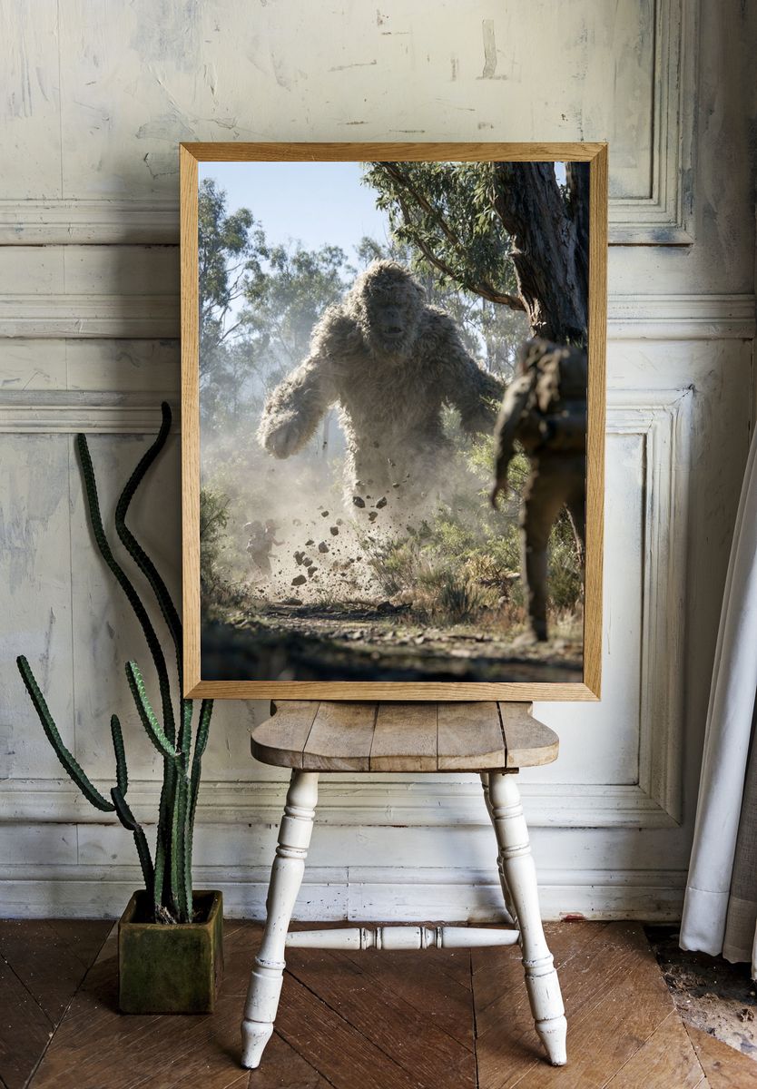 Forest Giant Creature Poster. — room view 1
