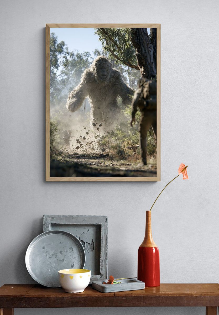 Forest Giant Creature Poster. — room view 3