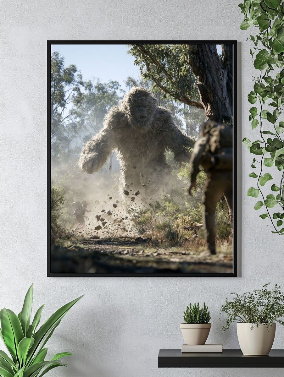 Forest Giant Creature Poster. — room view 4