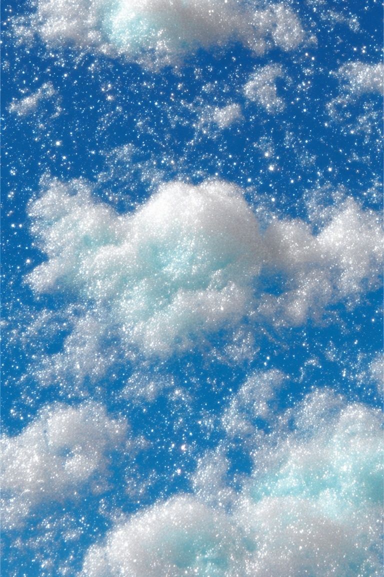 Dreamy Cloud Sky Illustration Poster. poster detail