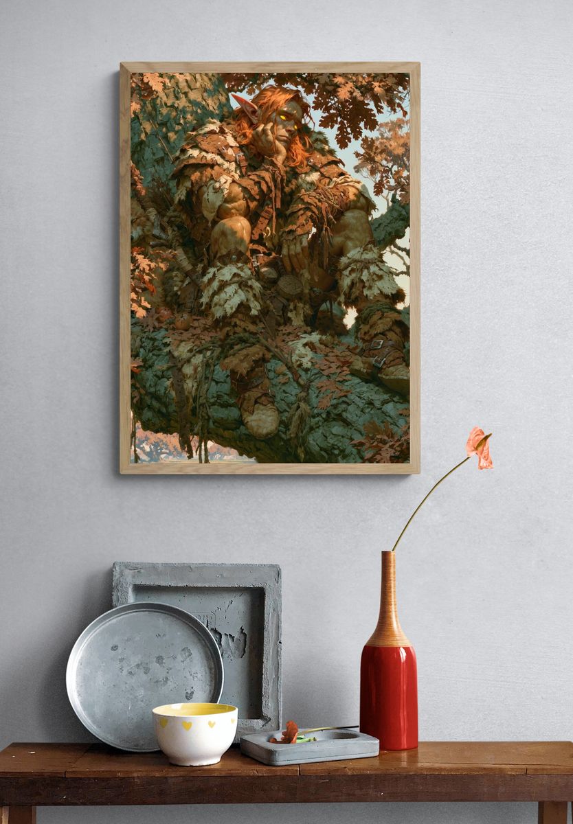 Bear Paper Airplane Workshop Print. — room view 3