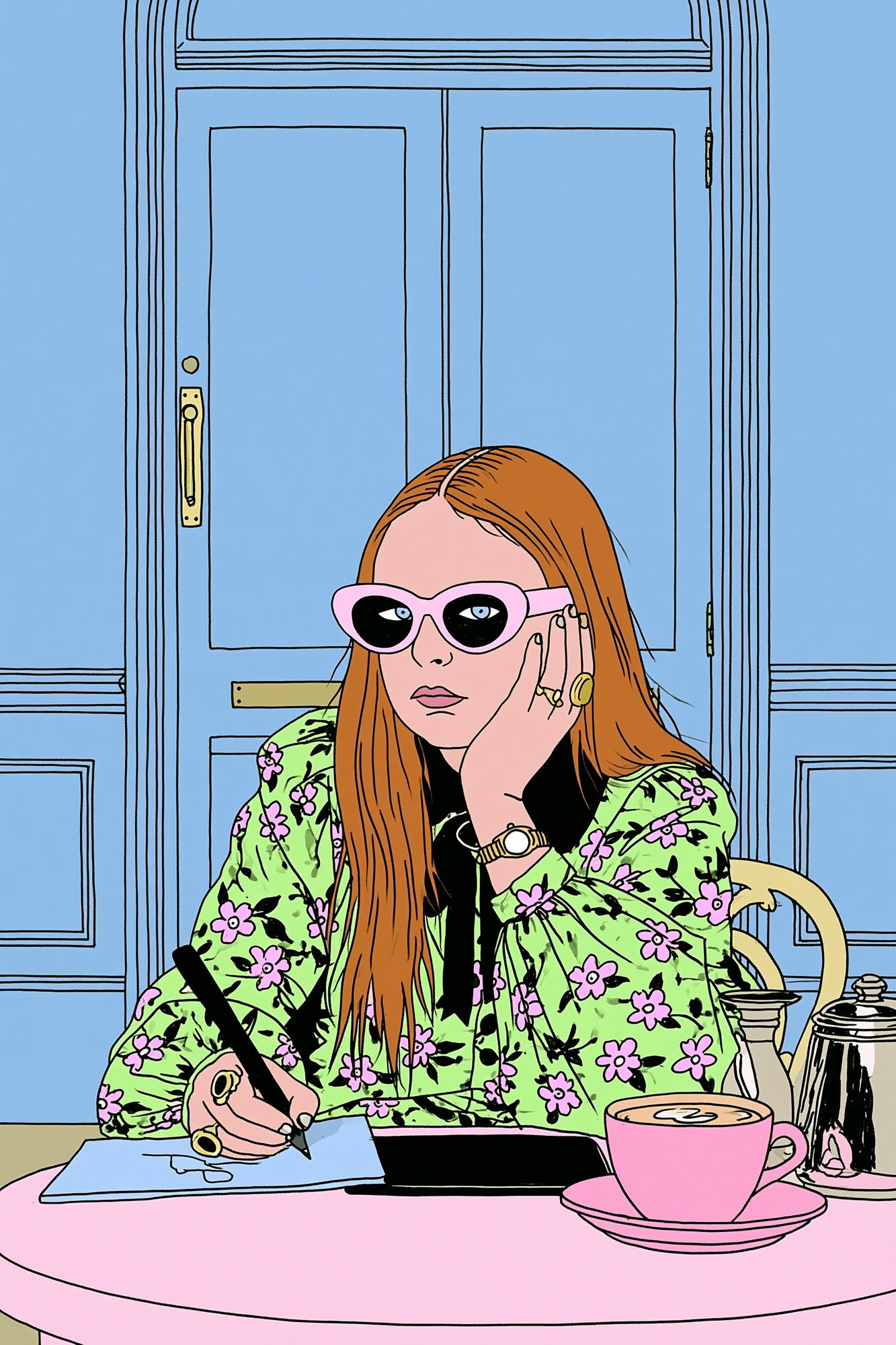 Fashion Illustration Poster. poster — illustration art