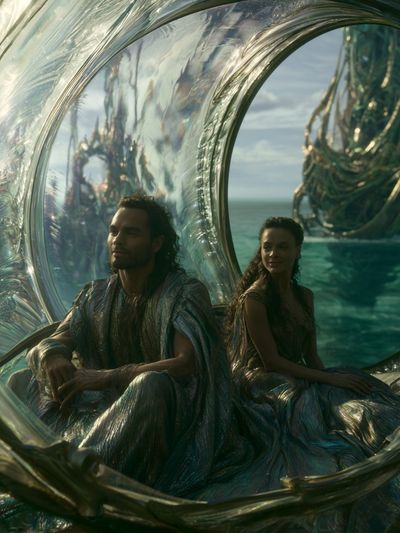 Ocean Portal Fantasy Print. poster