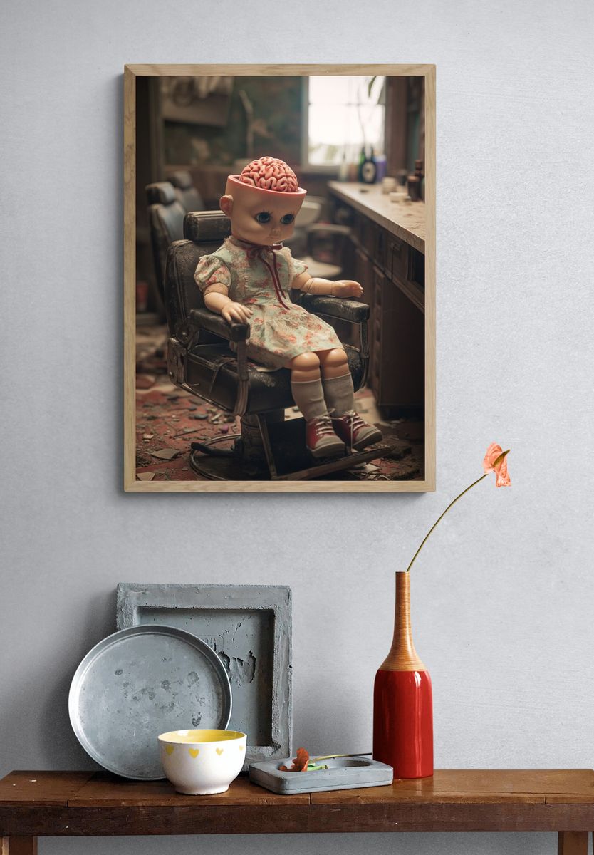 Surreal Doll Salon Poster. — room view 3