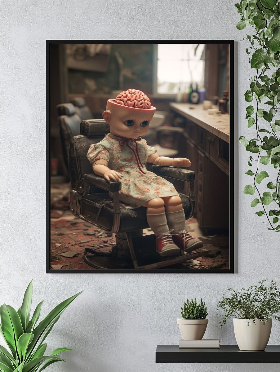 Surreal Doll Salon Poster. — room view 4