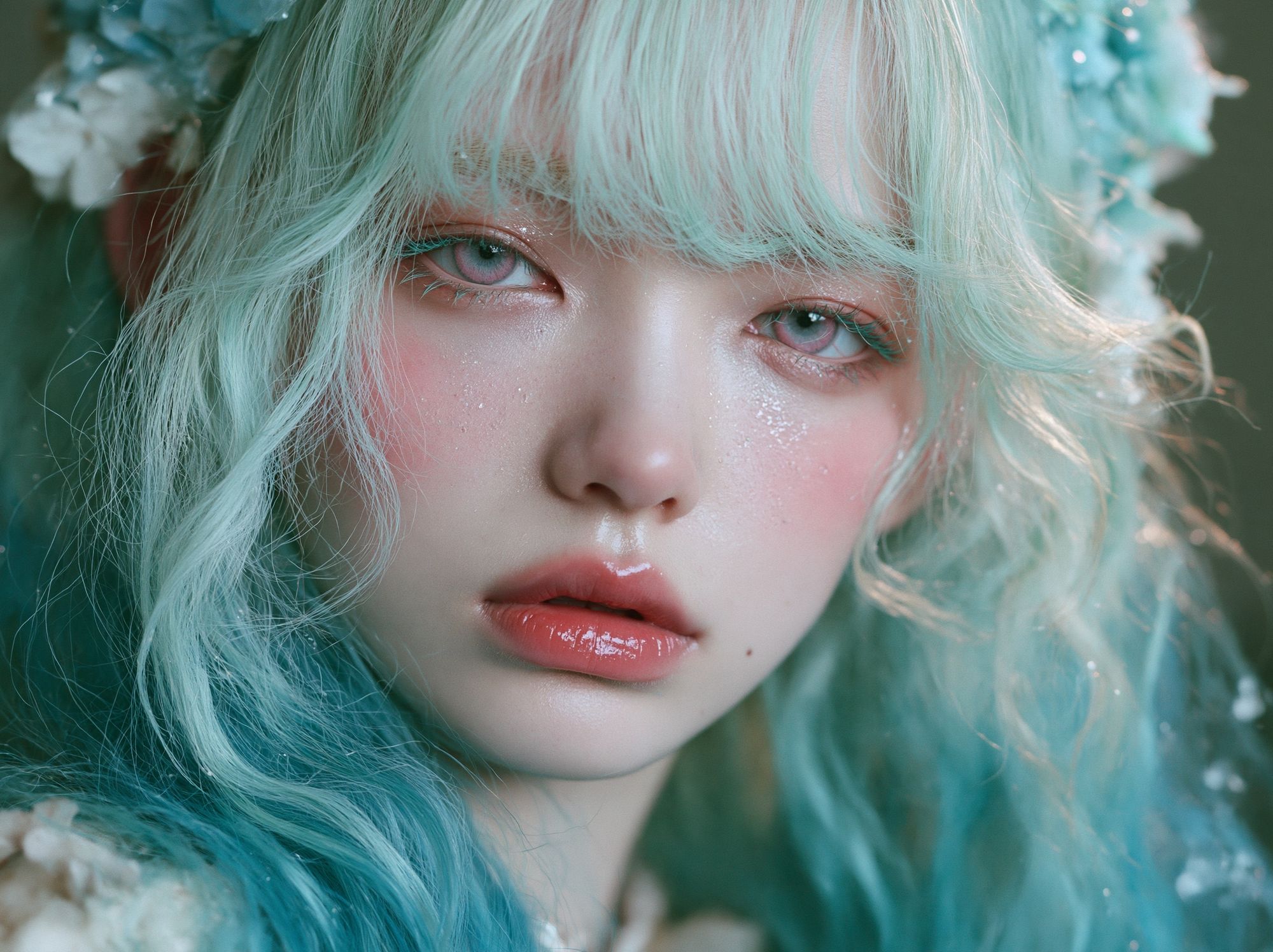 Pastel Fantasy Portrait Poster. poster detail