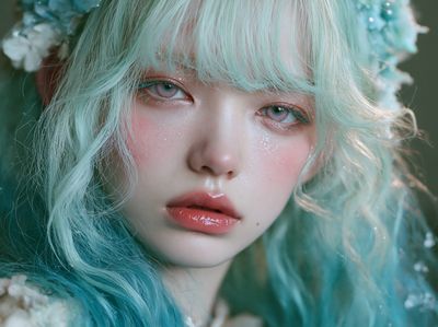 Pastel Fantasy Portrait Poster. poster