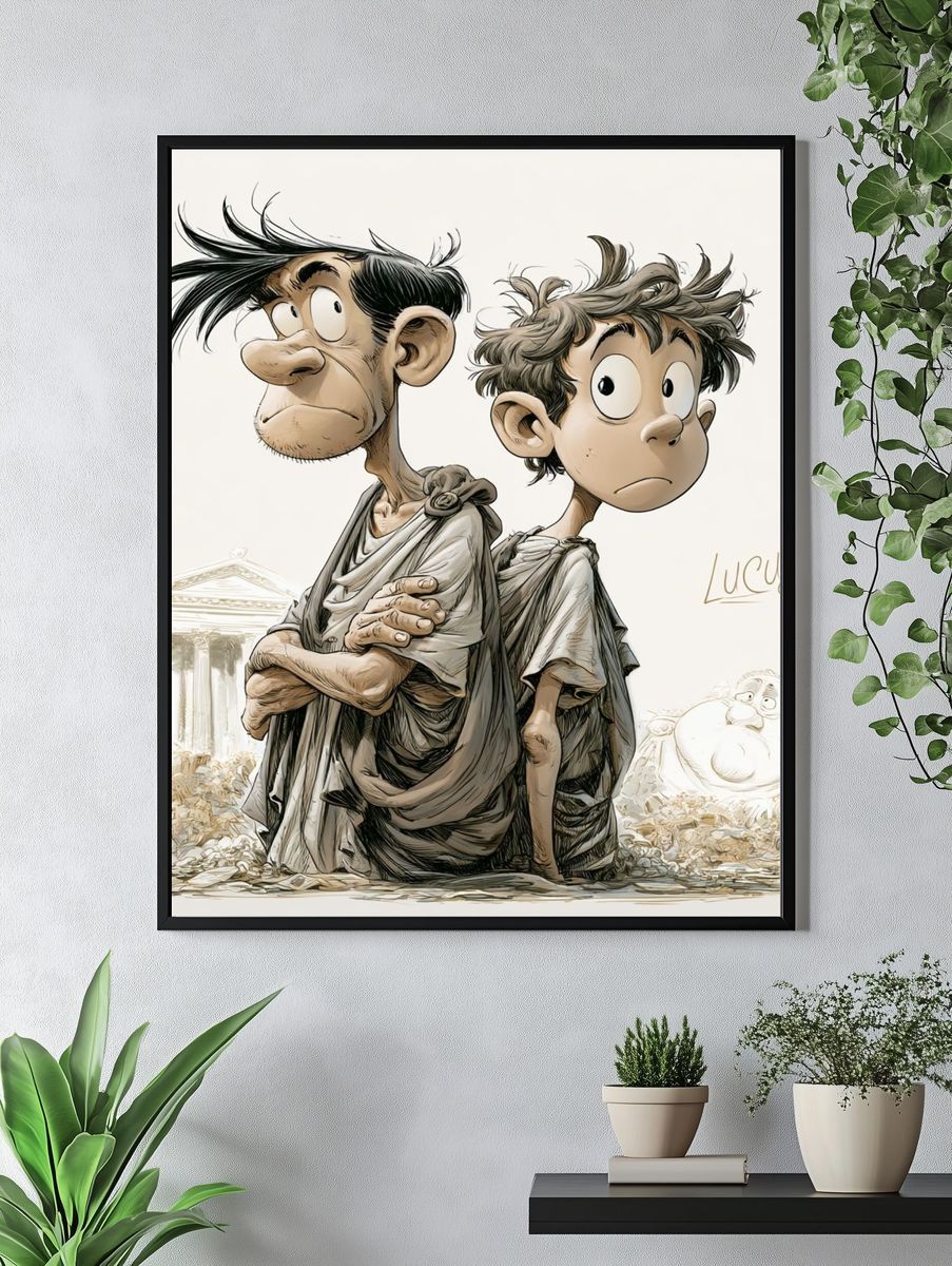 Lucius Cartoon Illustration Poster. — room view 4