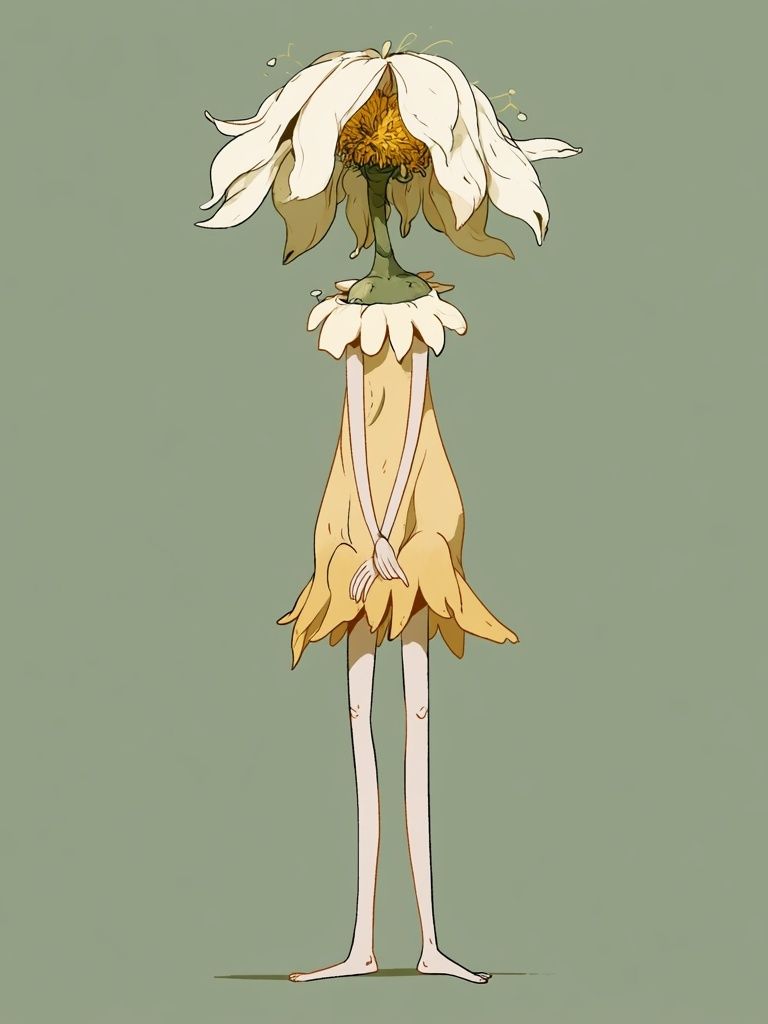 Flower Girl Illustration Poster. poster detail