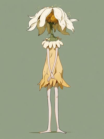 Flower Girl Illustration Poster. poster