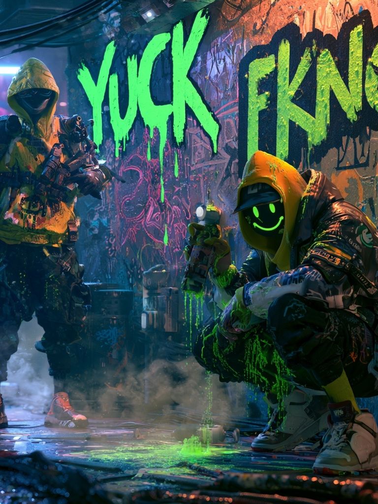 Neon Graffiti Streetwear Poster. poster detail