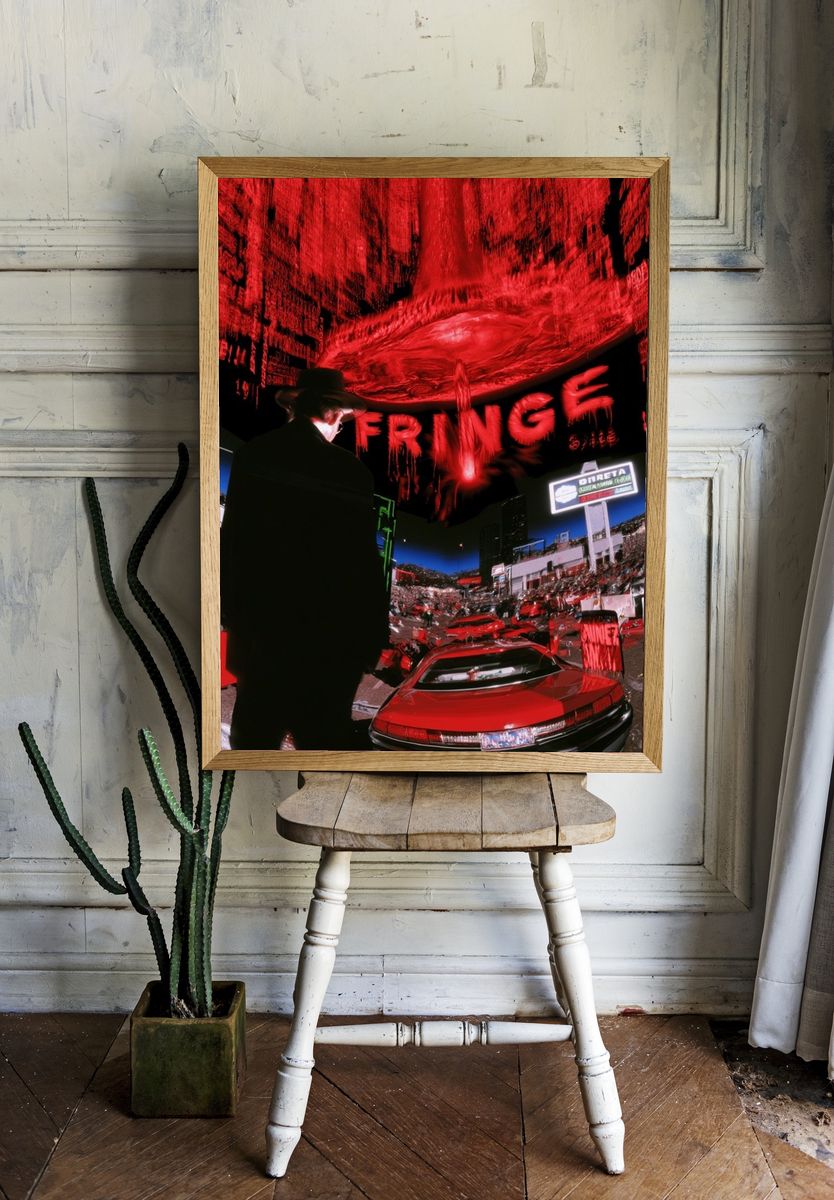 Fringe Red Dreamscape Poster. — room view 1