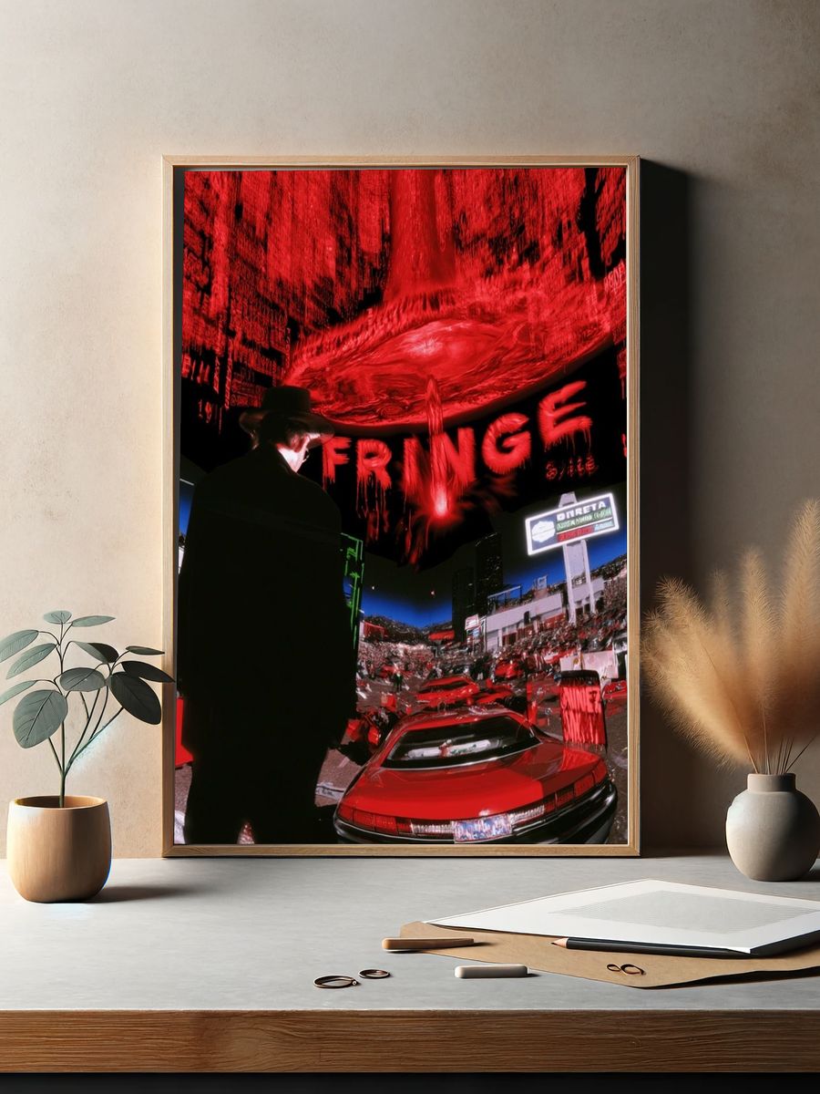 Fringe Red Dreamscape Poster. — room view 2