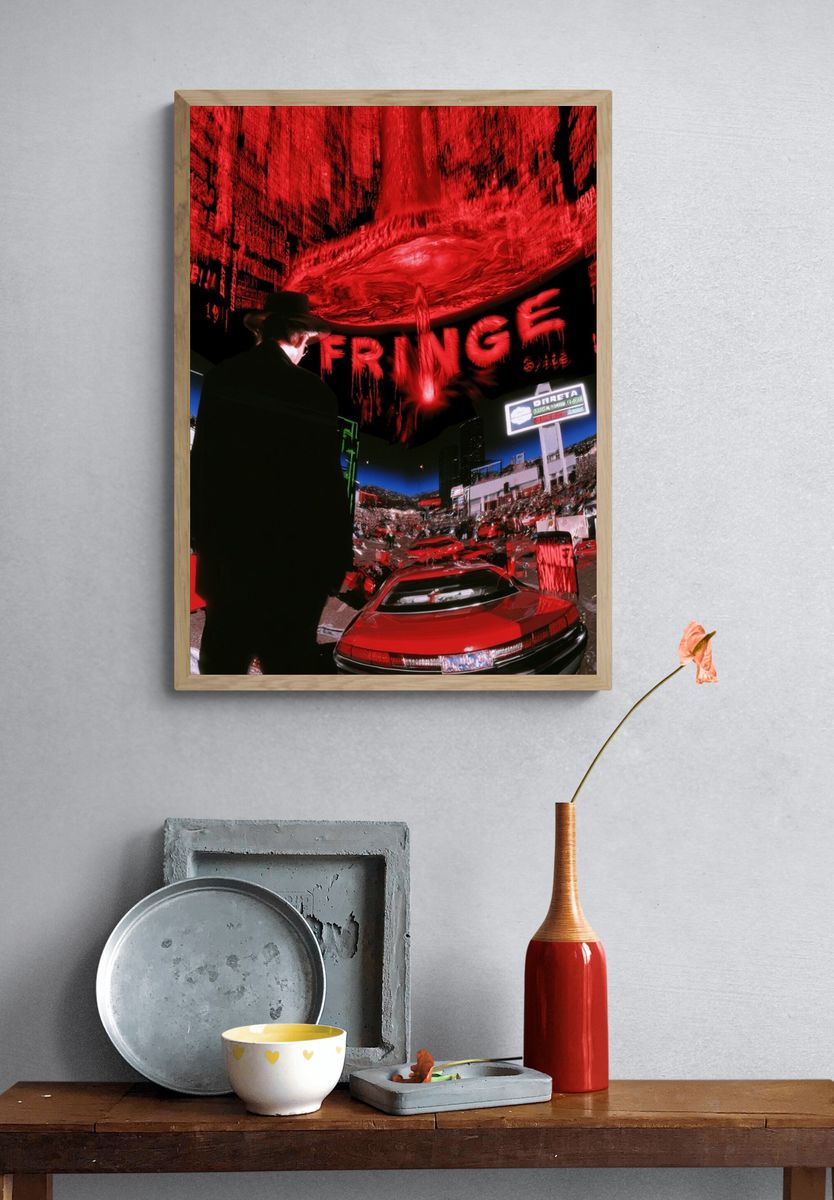 Fringe Red Dreamscape Poster. — room view 3