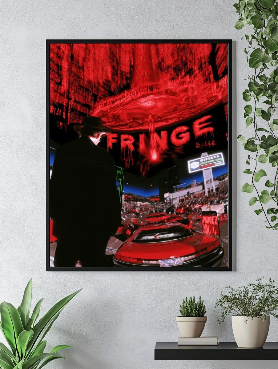 Fringe Red Dreamscape Poster. — room view 4