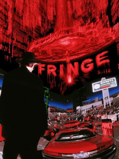 Fringe Red Dreamscape Poster. poster