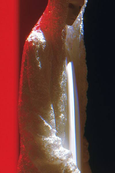 Ethereal Hooded Figure Digital Art Poster. poster print
