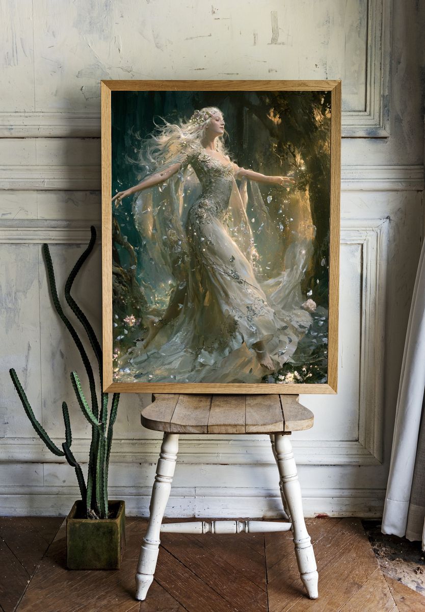 Forest Fairy Dreamscape Poster. room preview