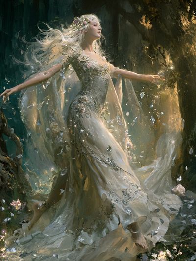Forest Fairy Dreamscape Poster.