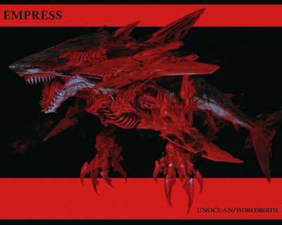 Empress Shark Digital Art Poster. poster