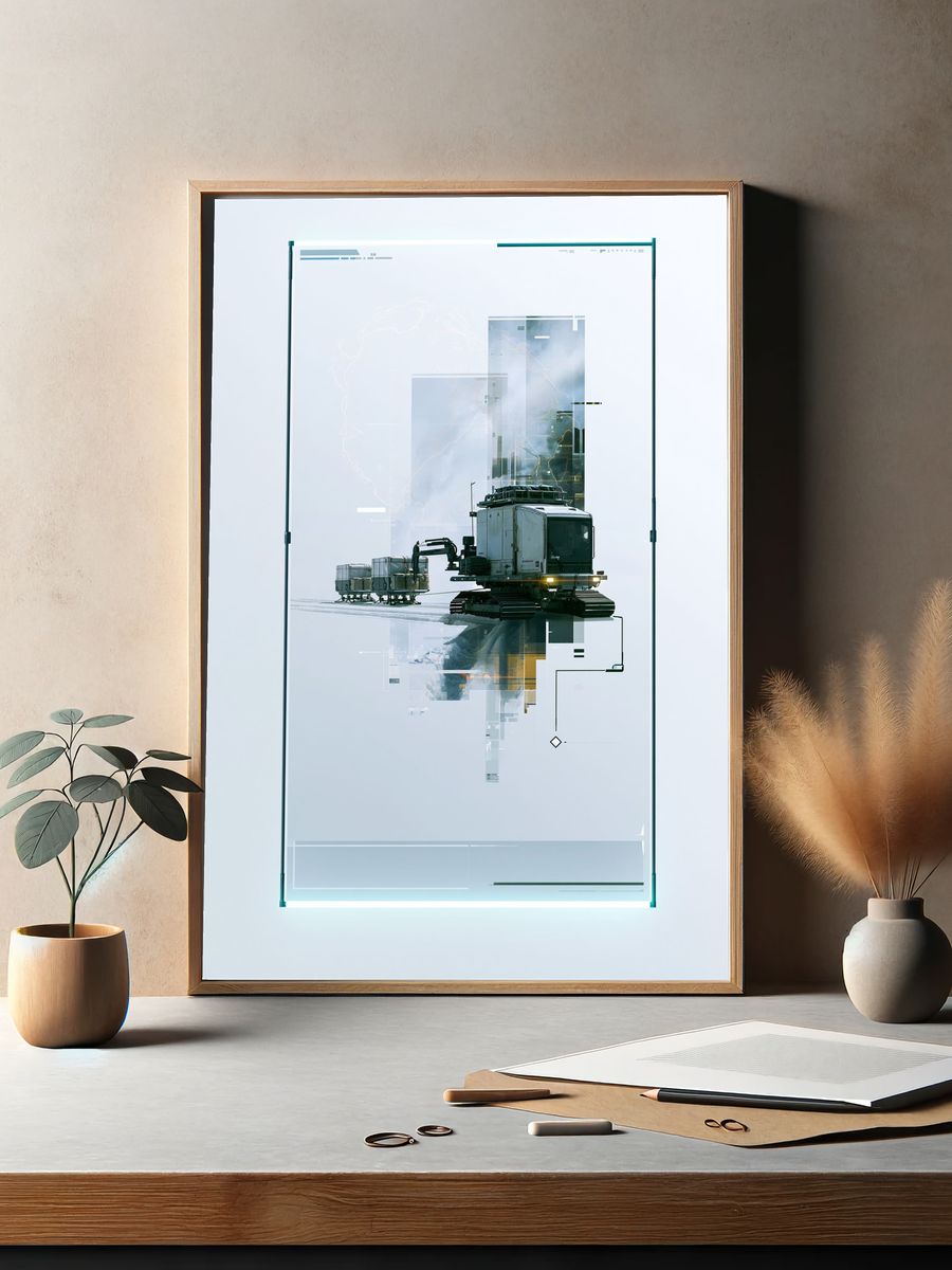Arctic Snowcat Expedition Poster. — room view 2