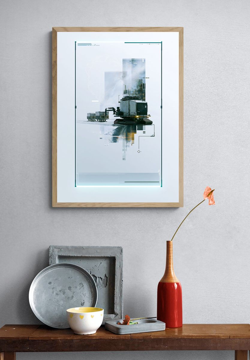 Arctic Snowcat Expedition Poster. — room view 3