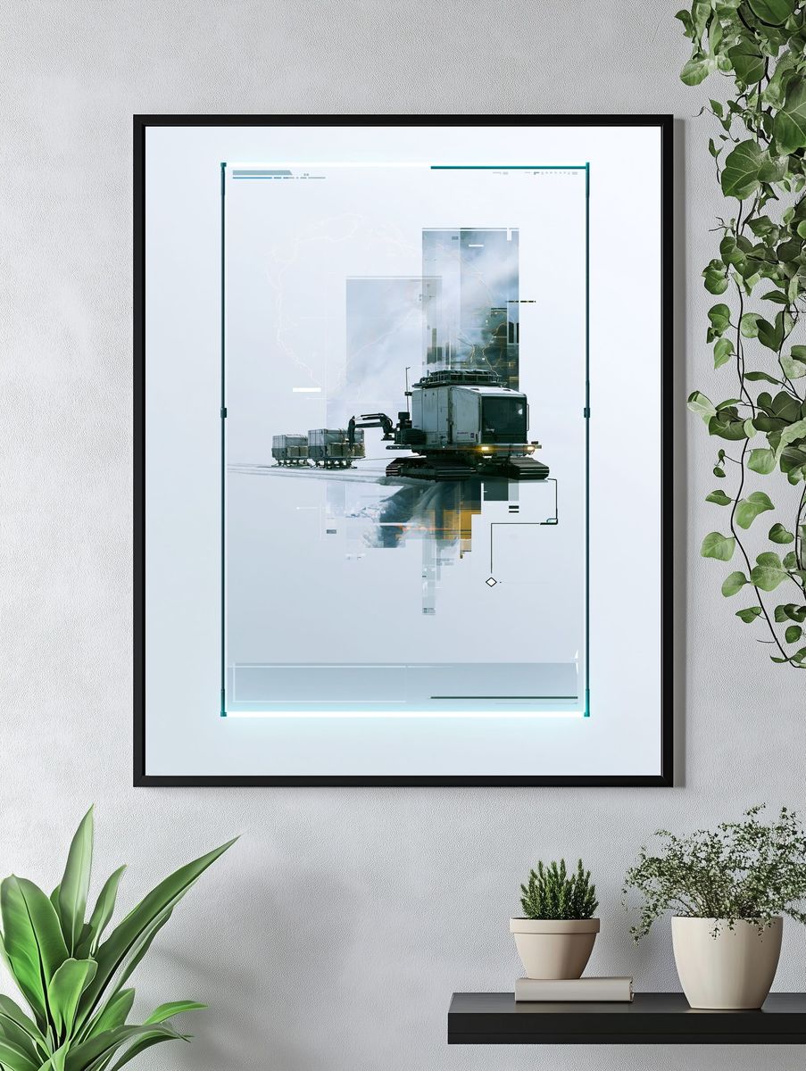 Arctic Snowcat Expedition Poster. — room view 4