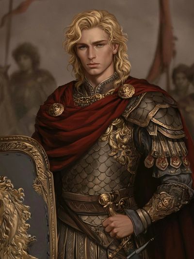 Noble Warrior Portrait Print.