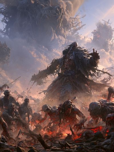 Apocalyptic Horde Fantasy Print.