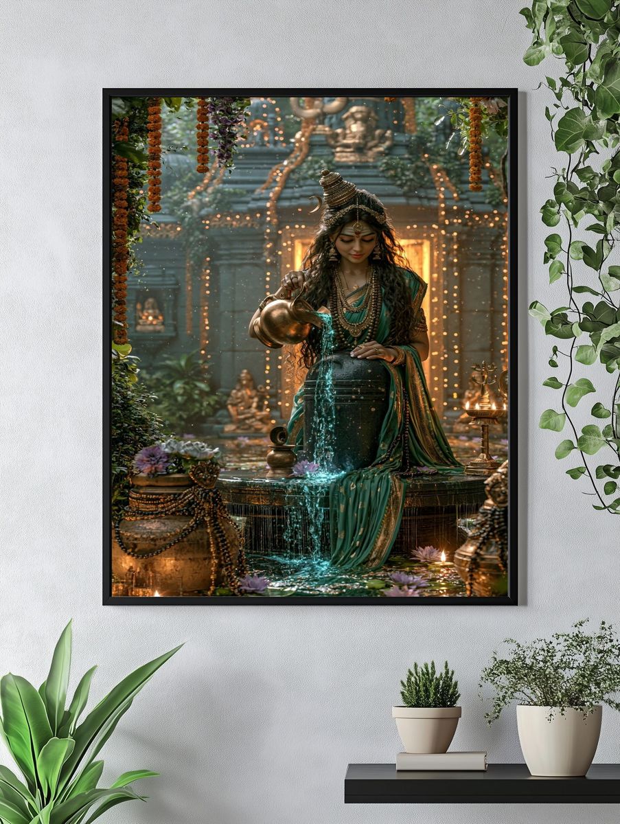 Temple Goddess Ritual Poster. — room view 4