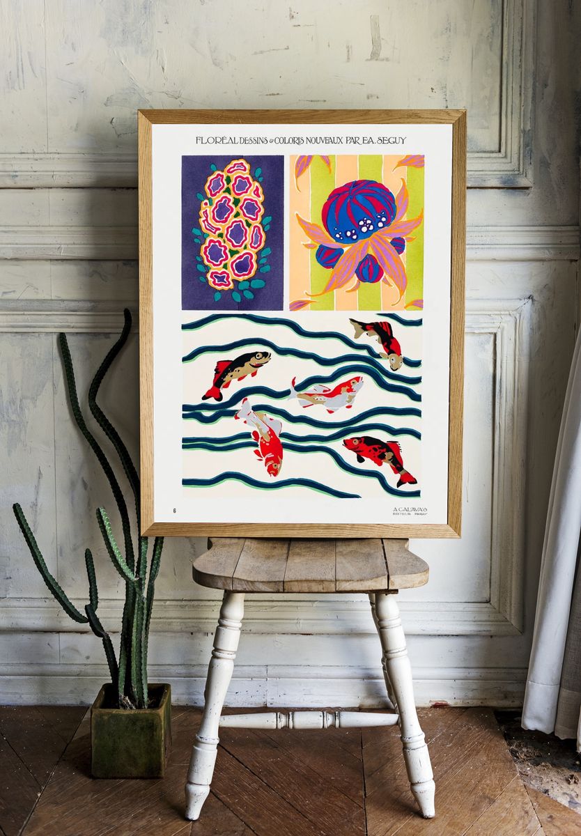 Vintage art deco & art room preview