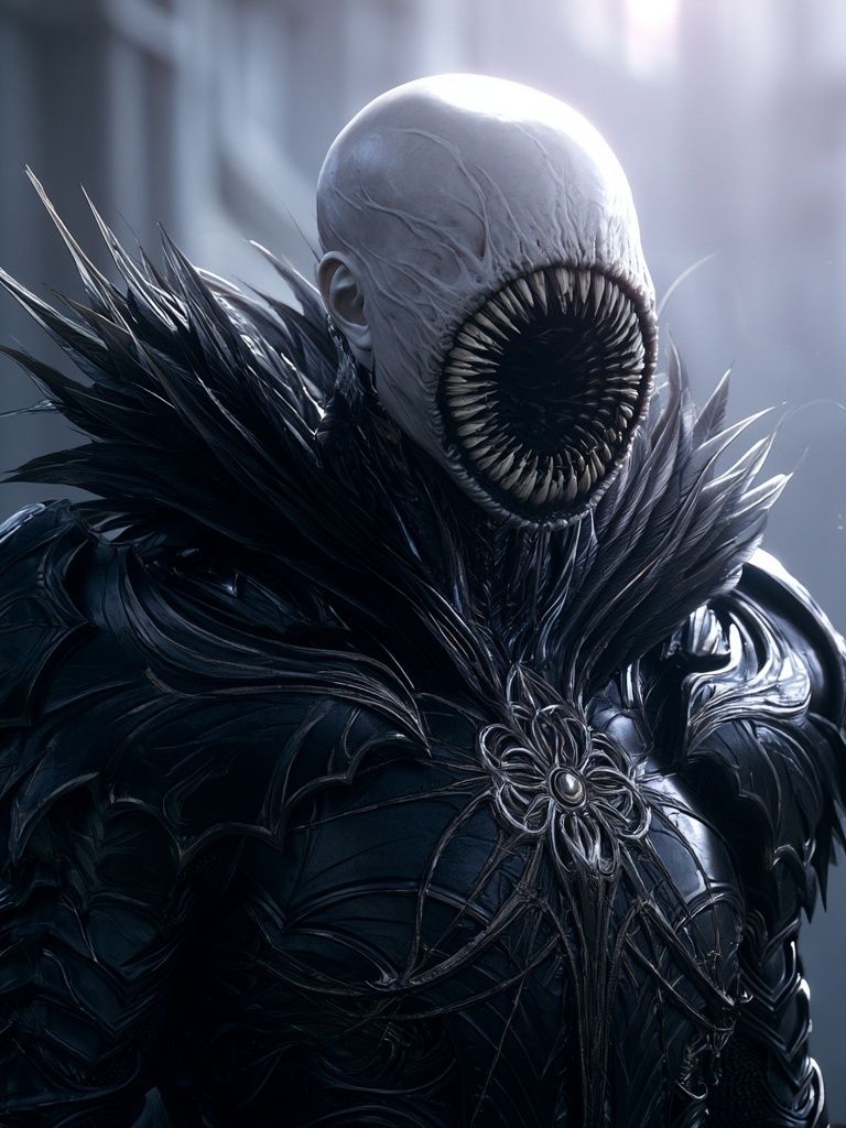 Dark Fantasy Creature Illustration Poster. poster detail
