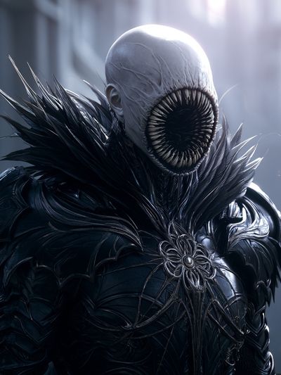 Dark Fantasy Creature Illustration Poster. poster print