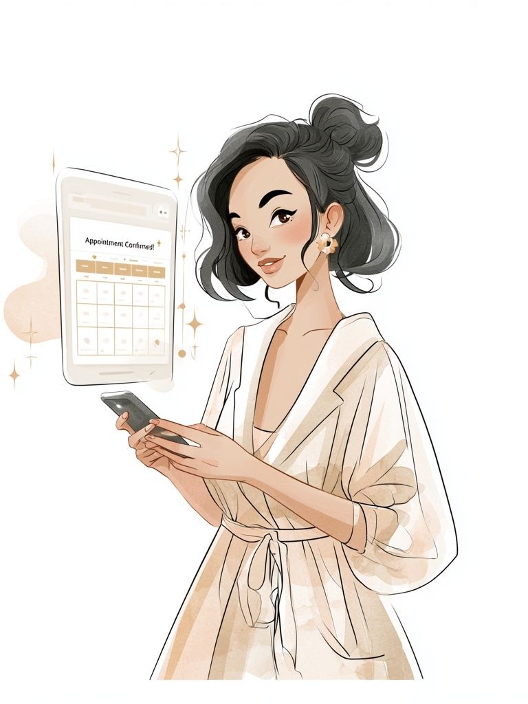 Appointment Confirmation Illustration Poster. poster — illustration art