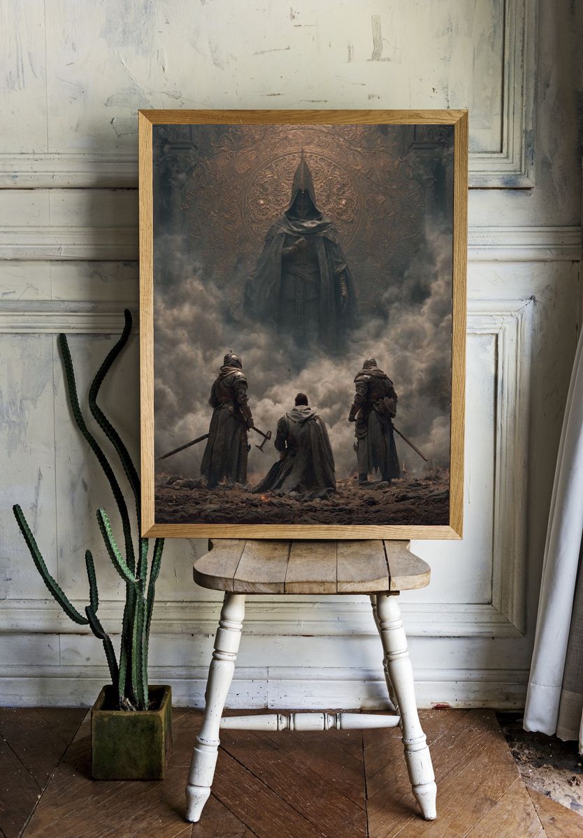 Dark Fantasy Ritual Poster. room preview