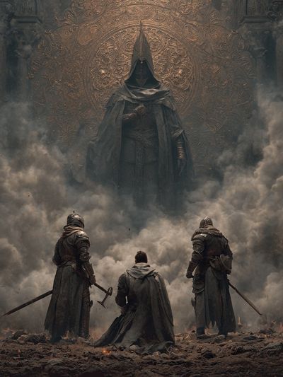 Dark Fantasy Ritual Poster. poster print