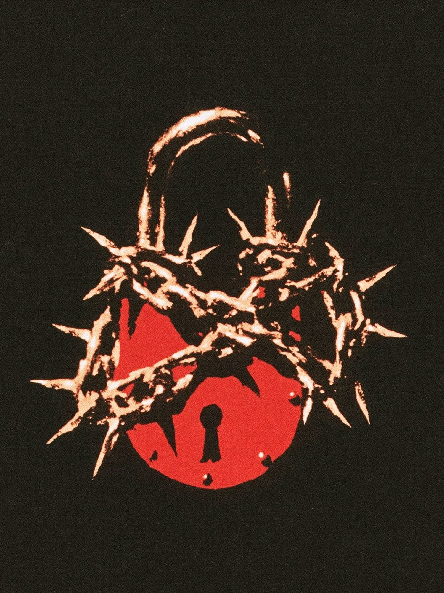 Spiked Padlock Illustration Poster. poster detail