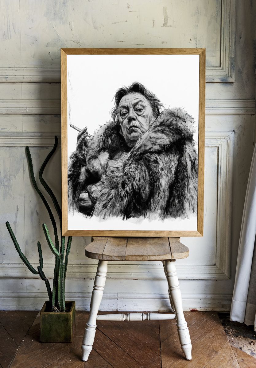 Cinematic Portrait Poster. room preview