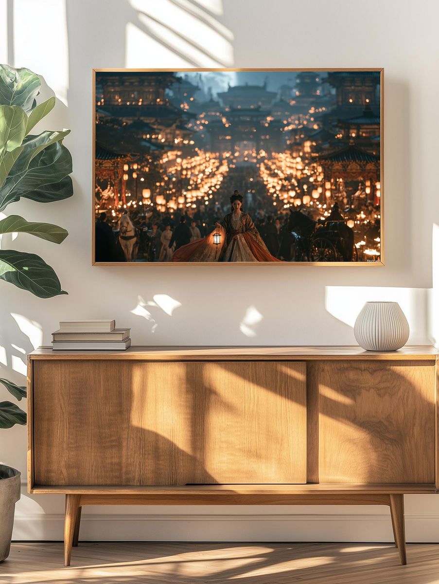 Lantern Festival Empress Fantasy Print. — room view 3