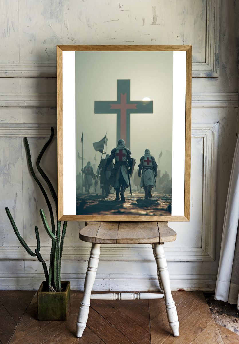 Crusaders in the Mist Poster. room preview