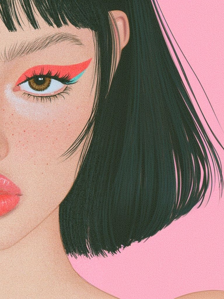 Pop Art Portrait Poster. poster — illustration art