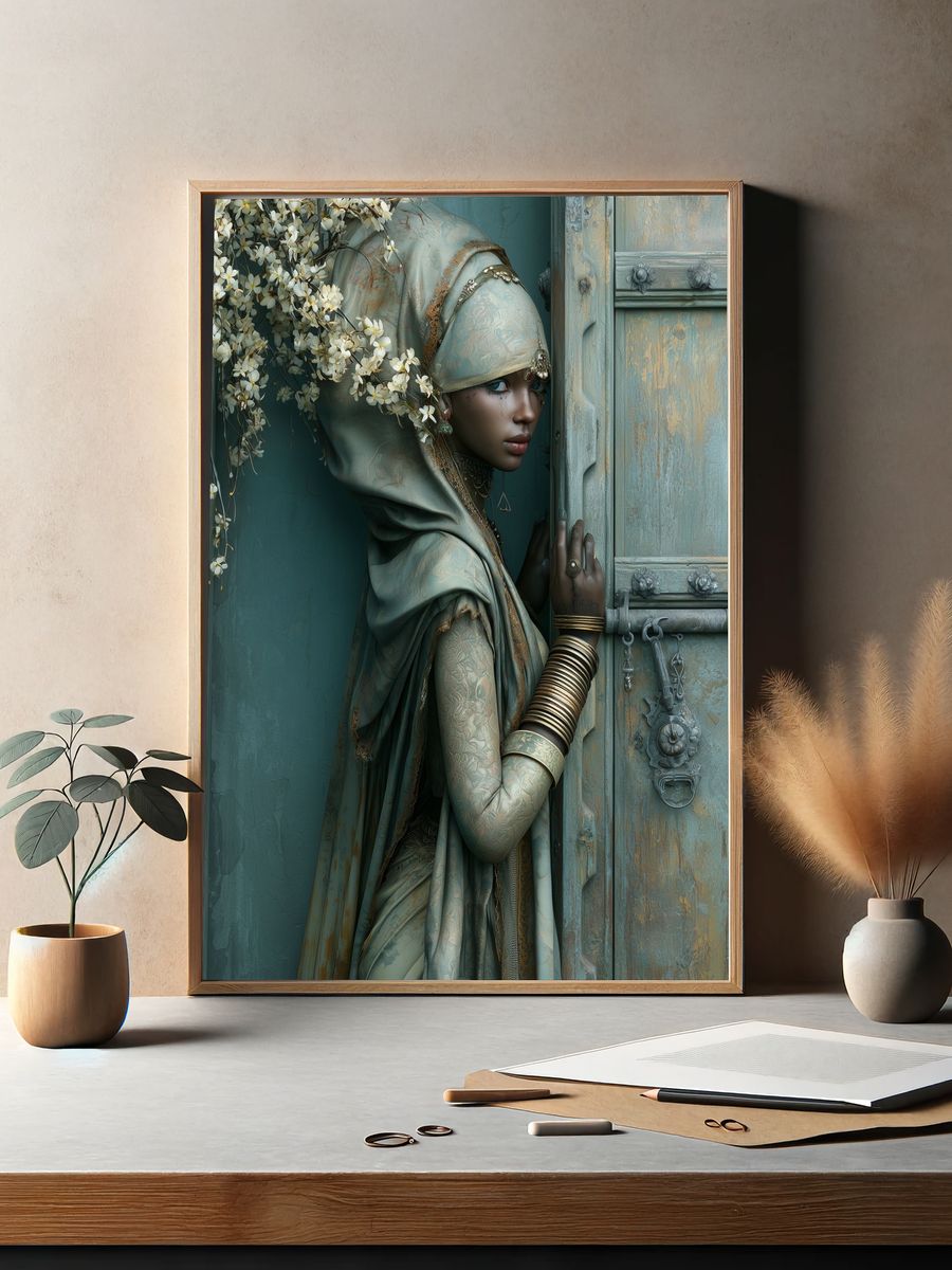 Mystic Doorway Portrait Print. — room view 2