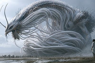 Mythic Serpent Sky Poster. poster