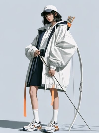 Archer Fashion Illustration Poster.