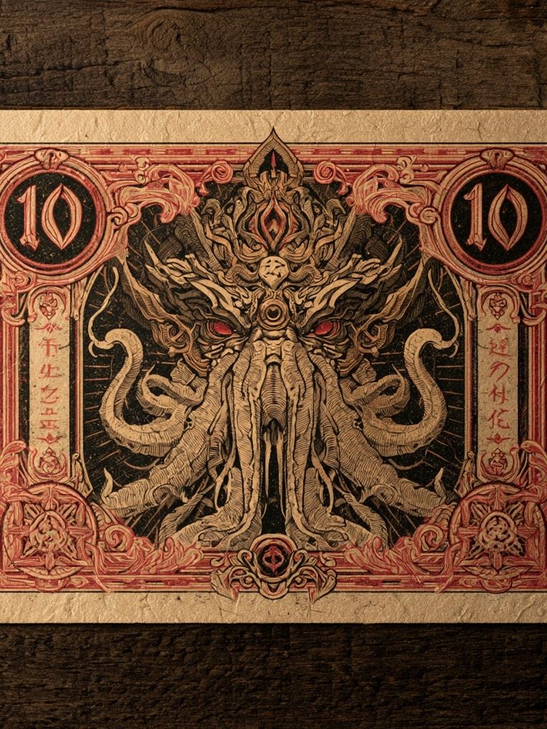Eldritch Octopus Tarot Poster. poster detail