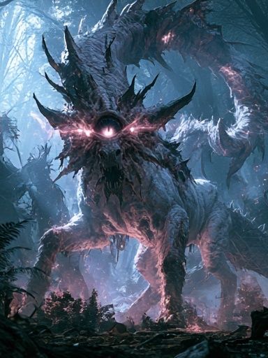 Mystic Forest Dragon Digital Art Poster. poster detail