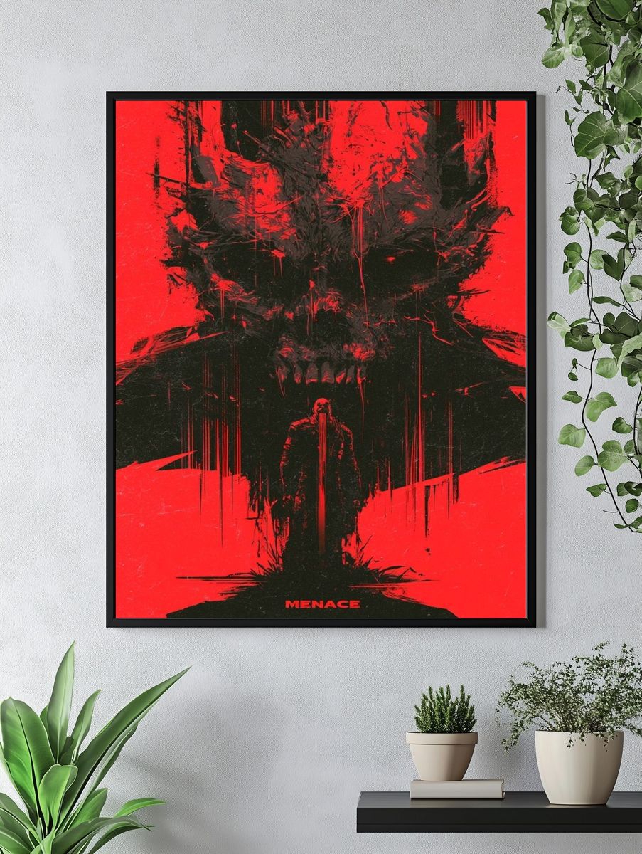Menace Horror Print. — room view 4